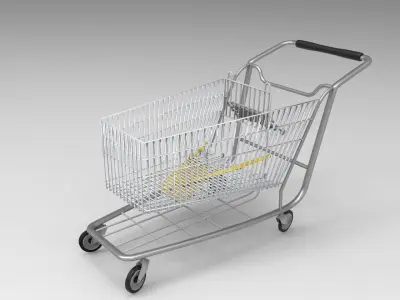 shop cart 3D model