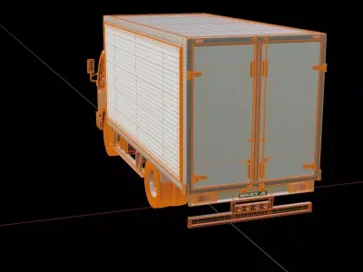 Chevrolet NQR Box Truck 3D model