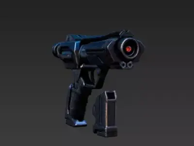 Sci-fi Security pistol 3D model