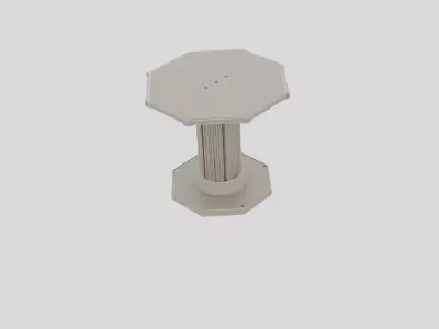 Industrial Factory Machine Control Pedestal for 3D print 3D model