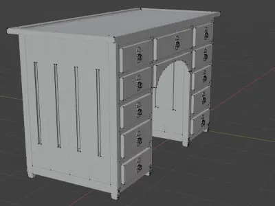 Vintage  Table 3D model