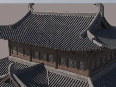 Chinese Ancient  Architecture  3D model