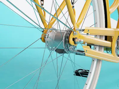 Bicycle  Ladys Bike 3D model