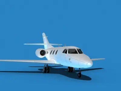 Dassault Falcon 10 V16 3D model