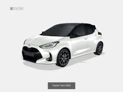 Toyota 6 car colection 3D Model Pack