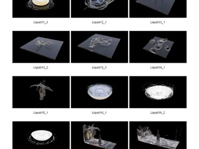 Dosch 3D - Liquid Effects 3D model