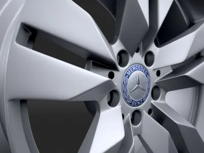 Rim Mercedes-Benz Code R52  3D model