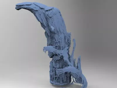 Dantes Demon Clawed arch 1 3D model