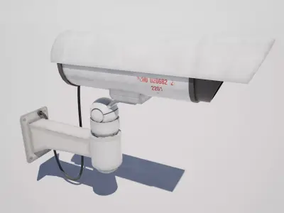  CCTV Security Camera Low-poly 3D model