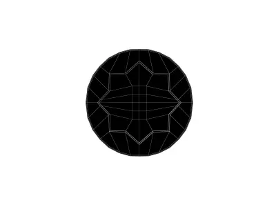 Screw v11 001 Low-poly 3D model