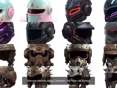 Ultimate Helmets Mega Collection  3D Pack