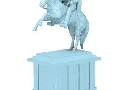 Menelik The II 3D print model