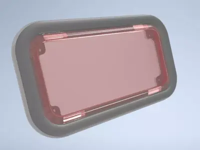 Rear fog light v1 3D print model