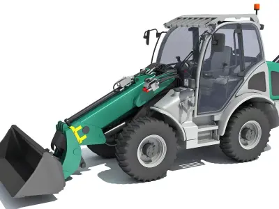3D Loader wheel 3D model