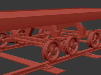 Train Wheels 3D model purchase