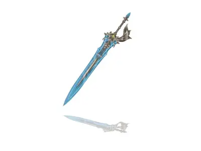 Pure Angel Greatsword Low-poly 3D model