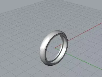 band ring  Free 3D model