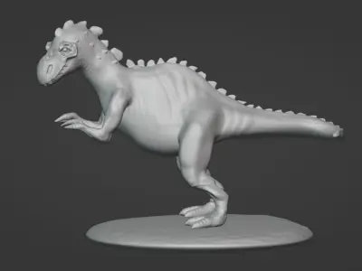 Dinosaur 3D print model 10