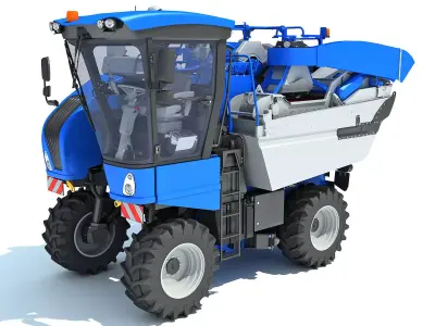 Grape Harvester  3D model