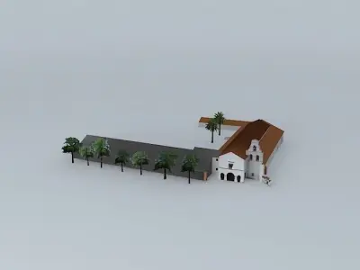 Catholic church Free 3D model