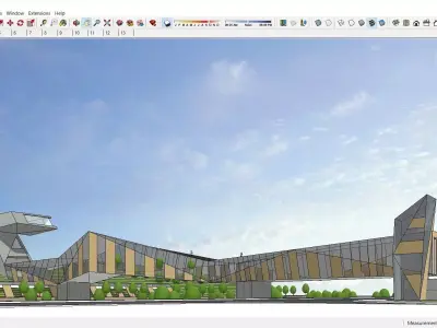 Sketchup Bridge C1 Free 3D model