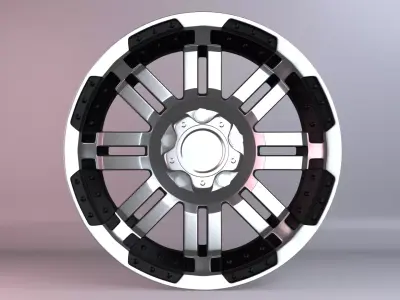 Vision Warrior Gloss Wheels 3D model