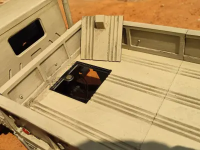 Crawler M939 TRX6 Sideboard Flatbed - 1-10 RC body 3D print model