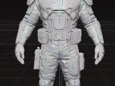 Battle Medic 3D model