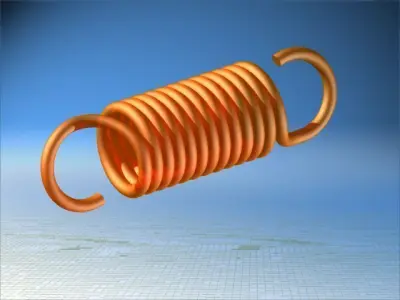 NX Spring Free 3D model