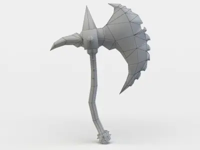 Axe Low-poly 3D model purchase