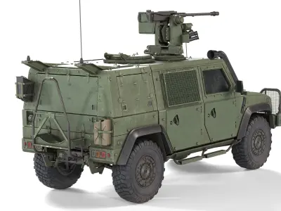Iveco LMV Low-poly 3D model