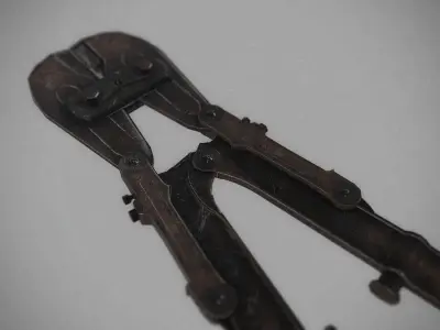 Rusty Bolt cutter  3D model