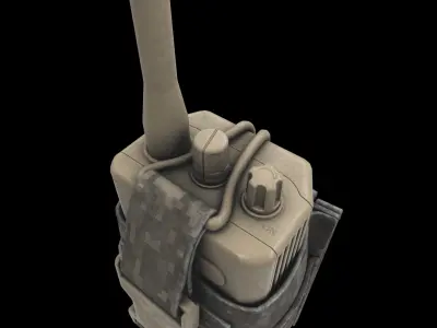radio holster 3D model