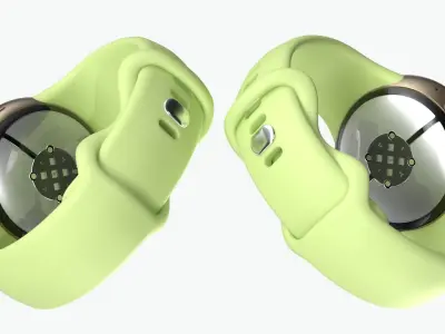 Google Pixel Watch 4 Gold 3D model