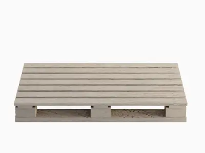 Wooden Pallet 01 Low-poly 3D model