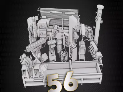 Ultimate Machine Pack - Base Mesh 3D model