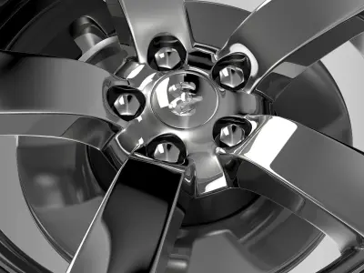 Dodge T wheel 3D model
