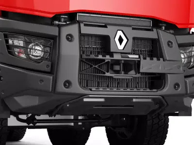 Renault K 8X6 dump truck 3D model