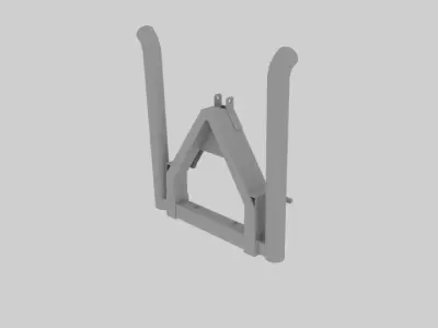 Fliegl Bale Fork 3D model
