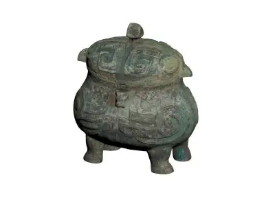 Bronze tripod - tripods 3D model
