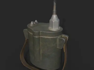 Demolation Box Low-poly 3D model