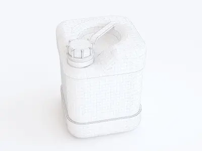 Plastic barrel 02 3D model