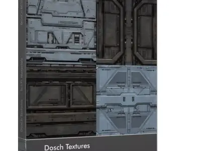Dosch Textures - SciFi Materials 3D model