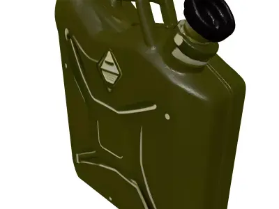 Military Fuel Jerry Can 3D model