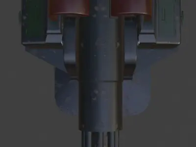 TD Tower 003 Low-poly 3D model