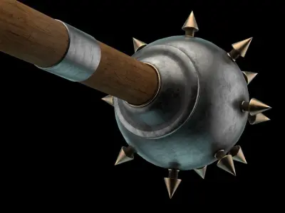 Medieval Mace 3D model buy