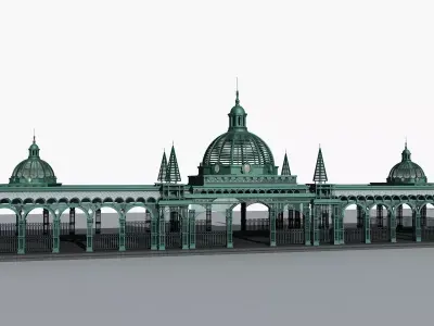 Old f-ashioned Station 3D model