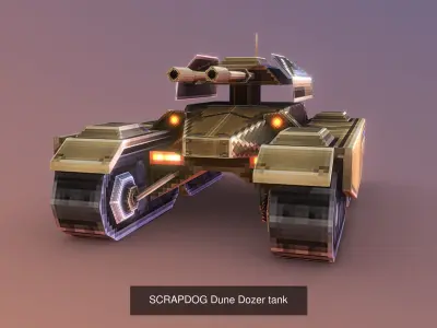 SCRAPDOGS Retro RTS units 3D Model Pack