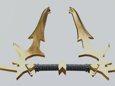 Sword Bow 3D model