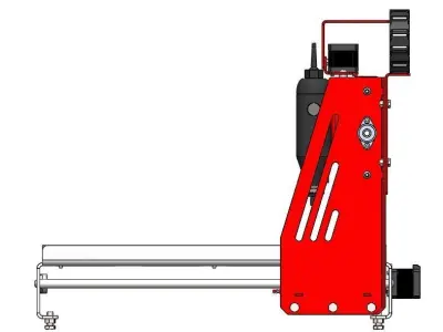 CNC milling machine 3D model